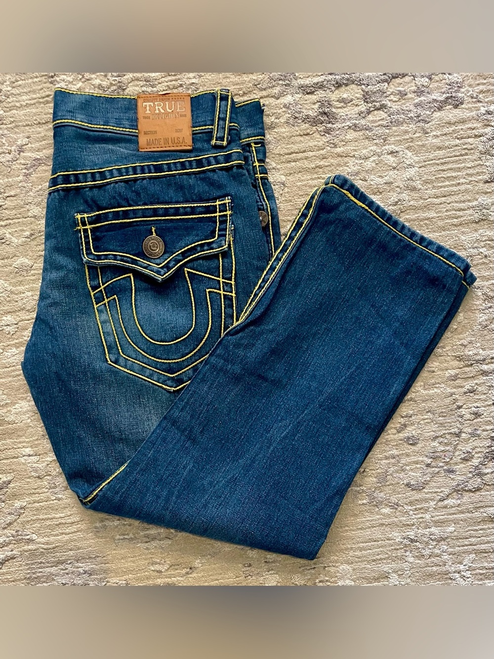 True Religion - all cotton denim jeans Size 34W x 27L